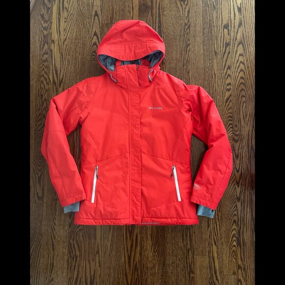 Columbia Women's Alpine Action Omni-Heat Hooded Jacket Size S, "Red Lilly" - Picture 6 of 9